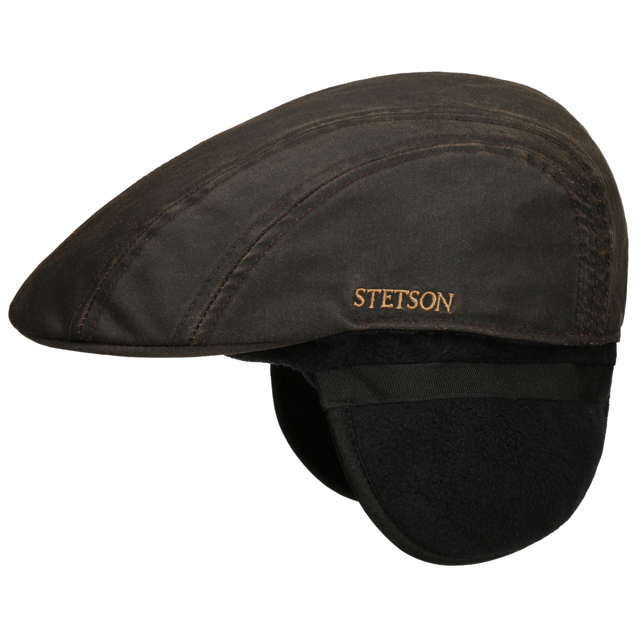 Stetson 6161106 6 Old cotton ear flap flat cap