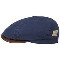 6 Panel Cotton Canvas Flat Cap by Stetson - 1099,00 kr