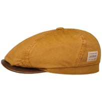 6 Panel Cotton Canvas Flat Cap by Stetson - 1109,00 kr