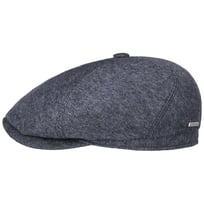 6 Panel Fine Melange Wool Flat Cap by Stetson - 1099,00 kr
