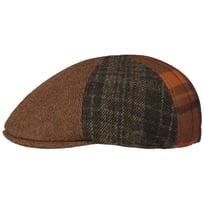 6 Panel Patchwork Flat Cap by Lipodo - 409,00 kr