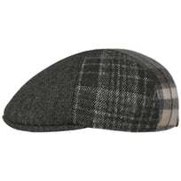 6 Panel Patchwork Flat Cap by Lipodo - 409,00 kr
