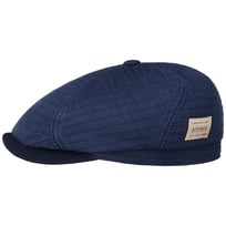 6 Panel Quilted Cotton Flat Cap by Stetson - 1099,00 kr