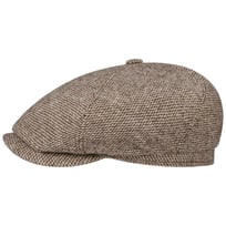 6 Panel Undyed Wool Flat Cap by Stetson - 1099,00 kr