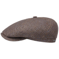 6 Panel Woolin Flat Cap by Stetson - 689,00 kr