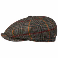8 Panel Barkeyville Wool Flat Cap by JJ Hats - 1309,00 kr