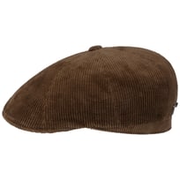 8 Panel Carson Cord Flat Cap by Stetson - 1099,00 kr
