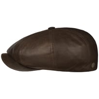 8 Panel Goat Nappa Flat Cap by Balmoral - 1609,00 kr