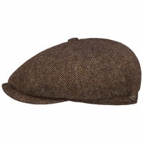 8 Panel Heringbone Wool Flat Cap by JJ Hats - 1329,00 kr