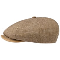 8 Panel Merrick Linne Flat Cap by Stetson - 1049,00 kr