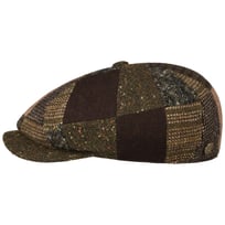 8 Panel Patchwork Flat Cap by Balmoral - 1059,00 kr