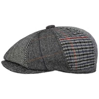 8 Panel Patchwork Flat Cap by Lipodo - 409,00 kr