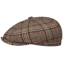 8 Panel Vanderon Check Flat Cap by JJ Hats - 1589,00 kr