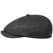 8 Panel Wool Twill Flat Cap by Balmoral - 1189,00 kr
