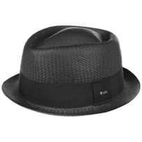 Acapulco Black Pork Pie Str�hatt by Lipodo - 339,00 kr