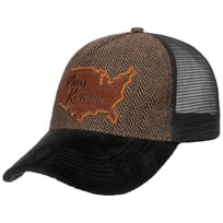 Black Brown Trucker Keps by King Kerosin - 429,00 kr