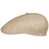 Bricksford 8 Panel Linne Flat Cap by Stetson - 1319,00 kr