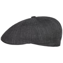 Bricksford 8 Panel Linne Flat Cap by Stetson - 1329,00 kr