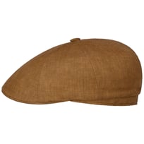 Bricksford 8 Panel Linne Flat Cap by Stetson - 1329,00 kr