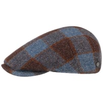Capri Check Virgin Wool Flat Cap by Lierys - 1059,00 kr