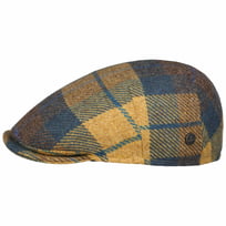 Capri Colour Check Flat Cap by Lierys - 1059,00 kr