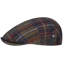 Capri Wool Check Flat Cap by Lierys - 929,00 kr