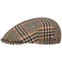 Capri Wool Houndstooth Flat Cap by Lierys - 1059,00 kr