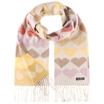 Cashmink Hearts Sjal med Fransar by Fraas - 489,00 kr