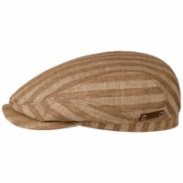Coffee Dyed Barista Driver Flat Cap by Stetson - 1319,00 kr