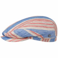 Colour Stripes Linen Flat Cap by Lierys - 789,00 kr