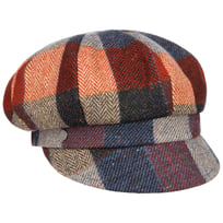 Coloured Herringbone Checks Newsboykeps by Lierys - 1059,00 kr