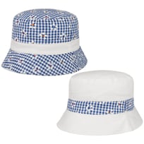 Cotton Check Bucket V�ndbar Hatt by McBURN - 409,00 kr