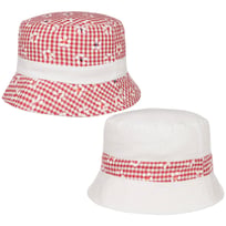 Cotton Check Bucket V�ndbar Hatt by McBURN - 409,00 kr