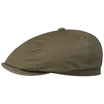 Cotton Twill Flat Cap by Stetson - 769,00 kr