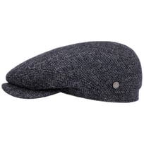 Crimson Wool Herringbone Flat Cap by Lierys - 939,00 kr