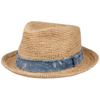 Crochet Raffia Fedora Str�hatt by Stetson - 1319,00 kr