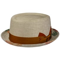 Denvio Pork Pie Linne Hatt by Alfonso D�Este - 1309,00 kr