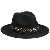 Eyelet Band Fedora Ullhatt by Seeberger - 1329,00 kr