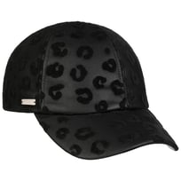 Faux Leather Leo Print Keps by Seeberger - 619,00 kr