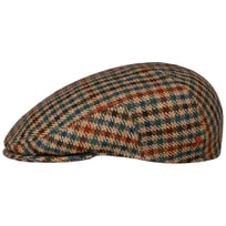 Fine Check Wool Flat Cap by Alfonso DEste - 1329,00 kr