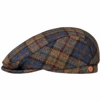 Frankie Soft Check Shetland Flat Cap by Mayser - 1309,00 kr
