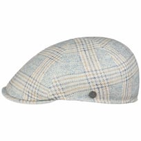Garona Check Linne Flat Cap by Lierys - 1309,00 kr
