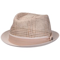 Garona Check Player Linne Hatt by Lierys - 1309,00 kr