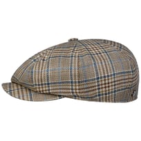 Glencheck 8 Panel Flat Cap by Lierys - 1189,00 kr
