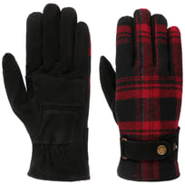 Goat Suede Woolen Check Handskar by Stetson - 1099,00 kr