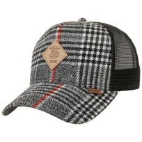 HFT Check Logo Patch Tweed Keps by Djinns - 359,00 kr