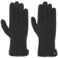 Handskar i Tovad Ull med L�derkant by Roeckl - 799,00 kr