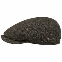 Harris Tweed Driver Flat Cap by Stetson - 1639,00 kr