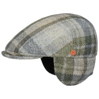 Harris Tweed Flat Cap med �ronlappar by Mayser - 2129,00 kr