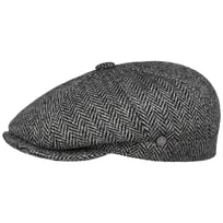 Harris Tweed Herringbone Flat Cap by Lierys - 1309,00 kr